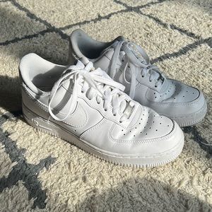 Nike Air Force Ones Sneakers (White - Sz 8.5)